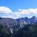 Blick auf die beiden Tribulaune von der Innsbrucker Hütte