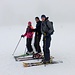 Meine zwei jüngeren Kinder sind das erste Mal auf Skitour :-)