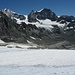 Sotto le cime del gruppo del Bernina il ghiacciaio dello Scerscen superiore