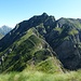 sulla quota 1827 vista sulla cima sud