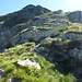 sotto alla cima sud gli ultimi duri metri