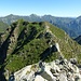 vista sulla cima nord dalla cima sud