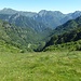 vista verso l'alpe serena dalla colma