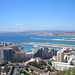 Blick über die Stadt Gibraltar auf die vorgelagerte Bucht