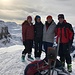 Gipfelfoto vom Silvester 2020 mit Bettina, Selina, Kathrin, Franz