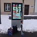 Tour vom 5.1.2021:<br /><br />An der Busstation in Langenbruck (708m) wird sogar Werbung gemacht für geführte Schneeschuhtouren rund ums Dorf :-)<br /><br />