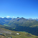 Ausblick vom Jakobshorn mit den VIP's der Albula-Alpen