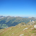 Blick zurück zum Jakobshorn.<br />Am Horizont die Glarner Alpen mit Ringelspitz