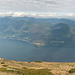 v.l.n.r.: ascona und locarno, die isole di brissago, das rifugio al legn, die prealpi luganesi/luganer voralpen mit monte tamaro und monte generoso, cannobio und dazwischen der lago maggiore.