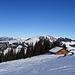 danach fährt's wieder runter - im doch bereits zerfahrenen Gipfelhang - Richtung Jägerhütte ...