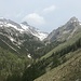 Blick zur Steileralp - mit Anzeichen der Wetterverschlechterung