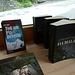 kurze Einkehr im Besucherzentrum Viamala-Schlucht - mit Literaturhinweisen  (das Buch links wartet noch, dasjenige rechts sehr empfehlenswert) ...