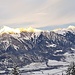 Gelber Pinselstrich am Glegghorn