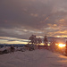 Sonnenuntergang auf dem Gipfel