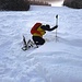 5 m vor dem Krunkelbachweg habe ich noch Bekanntschaft mit dem Tiefschnee gemacht, was schnell in der Familie die Runde machte