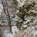 Gefährlich gewölbte Stützmauer