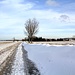 Schneewehe trotz nur geringer Schneeauflage