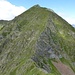 il tratto più difficile della cresta prima della cima della Montagna Ronda