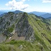 la cresta percorsa