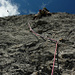 Ausstiegsvariante über die letzte schwierigere Länge in der Sambolero, genialer Fels, ca. 5b
© Foto FL