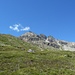 Rückblick von der Alp Secha zum Piz Albana