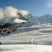 Das Skigebiet war heute auch nicht überfrequentiert.
