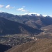 salendo verso il Monte Pesora e il Monte Cornizzolo : panoramica