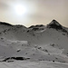 Pizzo Scalino avvolto da una strana atmosfera giallognola