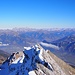 Gipfel Haldensteiner Calanda, Blick Richtung Rätikon