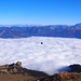 Auch das Rheintal ist wolkengefüllt