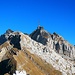 Rückblick auf das Berggasthaus Tierwis und den Säntis