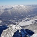 am Osterfelderkopf Blick nach Grainau & Garmisch - 13.02.2021