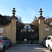 L'ingresso di Villa Stampa a Morosolo.