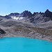 Wildsee, im Hintergrund der Pizol mit Gletscherrest