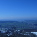 Burghornpanorama: Blick Richtung NW mit AKW Leibstadt und Schwarzwald.