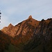 Rückblick zum Zindelenspitz beim Abstieg nach Aberliboden