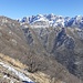 Panorama nei pressi del Corno Grao 1039 mt: ben in vista a sinistra il Monte Magnodeno 1241 mt e Resegone 1875 mt.