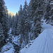 dem Färmelbach entlang, hinein ins kalte Tal