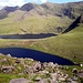 Gegenüber vom Lough Gouragh und dem Aufstiegsweg