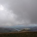Beim Abstieg nach Pen-y-Pass geht es wieder aus der Wolke hinaus
