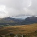 Ein Blick auf die gegenüberliegenden Berge, bevor ich in der Wolke verschwinde...