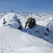 Blick vom Stotzig Muttenhorn zu den Berner Alpen. 