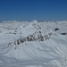 Aussicht vom Gletscher Ducan: Älplihorn, das Ziel von gestern