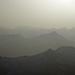 Wüstendunst gen Karwendel - Saharastaub in der Luft.