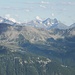 Zoomaufnahme zu den südlichsten 3000ern der Walliser Alpen