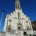die eindrückliche Kirche am Ausgangspunkt Châtel-St-Denis