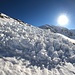 <b>La temperatura è già superiore agli 0°C, nel corso della giornata il pericolo di slavine aumenterà gradualmente fino al grado 3.</b>