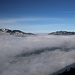 über dem Nebel, rechts unten mein Haloring :-)