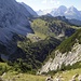 Rückblick in die Grasrinne