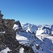 Ausblick auf dem Weg zum Schottenseehorn mit altem Kluckerhaken
